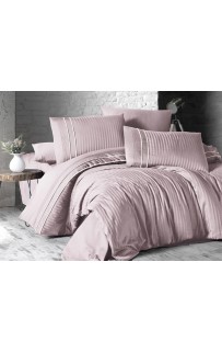 Постельное белье КАРВЕН сатин Де Люкс N044 Stripe Style Powder