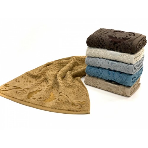 Полотенце Карвен "EYSAN" 50*90 6 шт. махра Н 5091