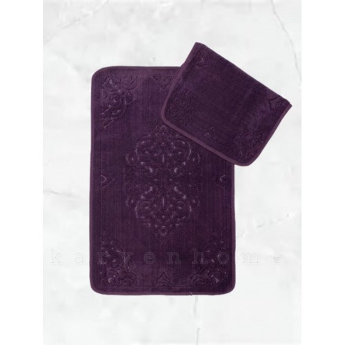 Набор ковриков для ванной Карвен ALA KV 423 mor/фиолетовый.