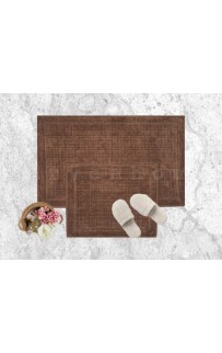 Набор ковриков для ванной Карвен EKOSE KV 424 aci kahve/шоколад