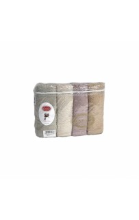 Набор полотенец Карвен "GIRDAP" Cotton (penye) 50*90 4шт. махра HS 1004