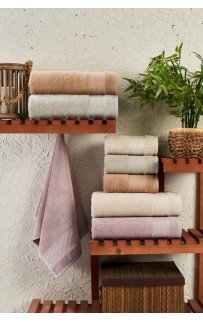 Набор полотенец Карвен "GIRDAP" Cotton (penye) 70*140 4шт. махра HS 1005