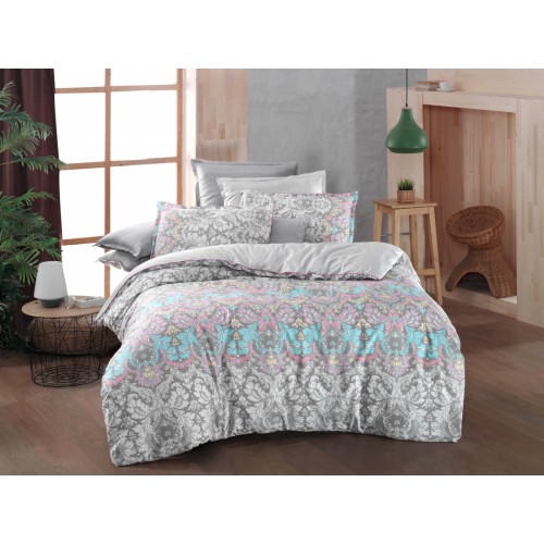Постельное белье Sarev DIBA FANCY Поплин 1,5.GRI/V1