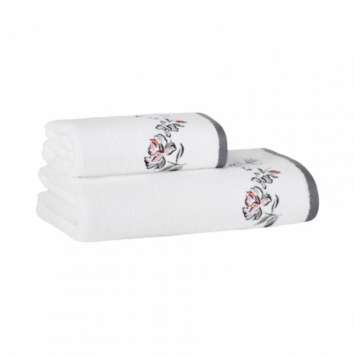 Полотенце Sarev 50*90 1шт. махра Н 1050 FIORA v2/Gri