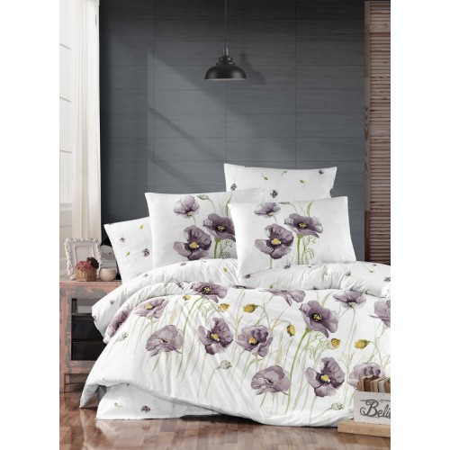 Постельное белье "Карвен" ранфорс 1,5 спальн. (Bozca grey)