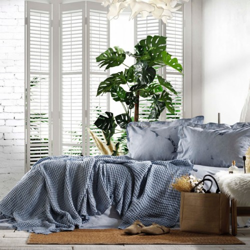 Комплект Zebra "LOFT "пике евро PT 332 v 7 синий (АКЦИЯ)