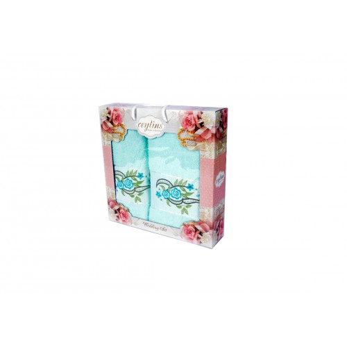 Набор полотенец Карвен " CEYLINS " махра 50*90 / 70*140 HS 1490 (Акция)