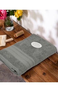 Полотенце Kарвен "PETEK BORDUR DUZ "Lux Cotton 70*140 1шт махра H 5160 gri