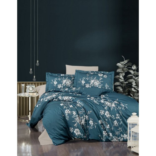 Постельное белье "Карвен" дэлюкс сатин 1,5 спальн. Arya Turquoise