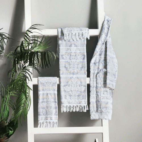 Халат Sarev "PALM" махра женский В 1082 (V-2) M