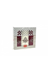 Полотенце в коробке Карвен " Delikli/Henna" махра 50*90(2)/70*140 HS 1556