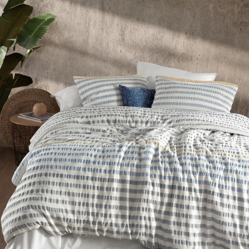 Постельное белье Sarev Mood Comfort муслин евро N357 SALVATORE v1/Mavi