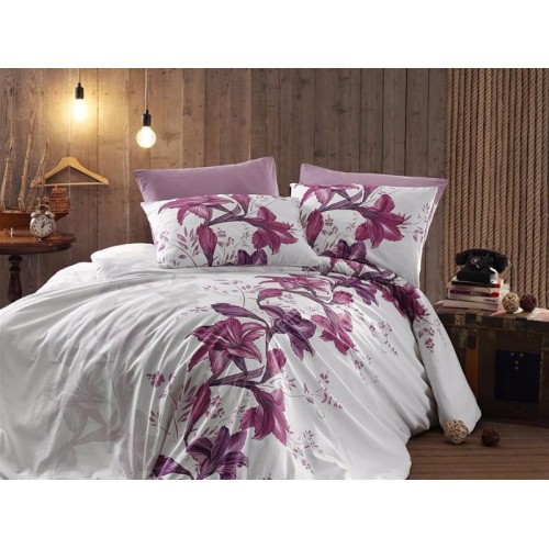 Постельное белье "Карвен" ранфорс евро (Eveline fusya)