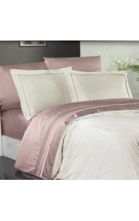 Постельное белье КАРВЕН сатин Де Люкс N044 Serenity Ivory/powd