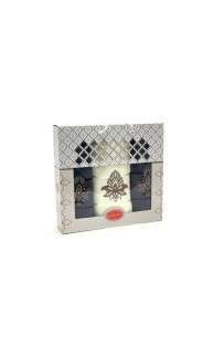Полотенце в коробке Карвен " Delikli/Henna" махра 50*90(2)/70*140 HS 1556