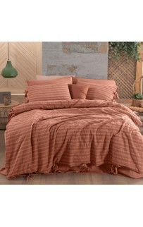 Постельное белье Sarev Mood Comfort жатый хлопок 1.5 сп. N246 TOLEDO v3/Taba