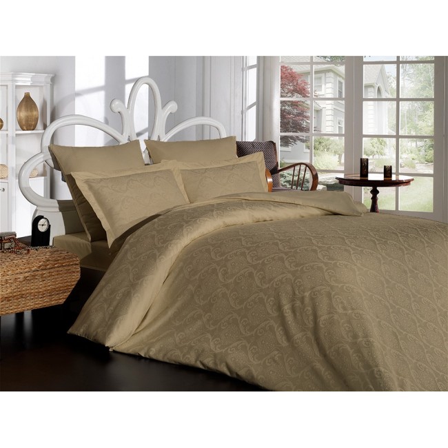 Постельное белье Karven жаккард евро Damask Stone