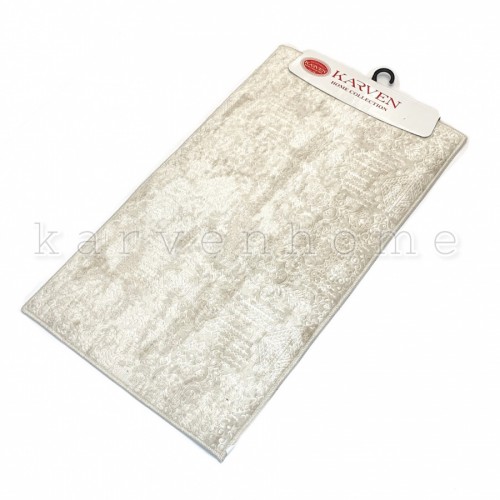 Набор ковриков для ванной Карвен BUKET/софт жаккард KV 418 bej/бежевый
