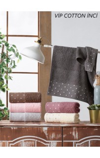 Полотенце Карвен Vip Cotton "INCI" 50*90 6шт.махра H 3282