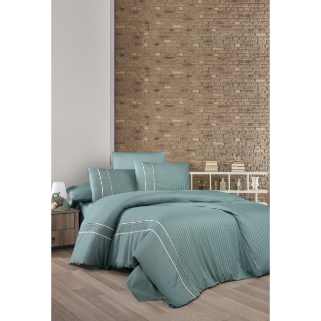 Постельное белье КАРВЕН сатин Де Люкс N044 Alfa Navy Blue