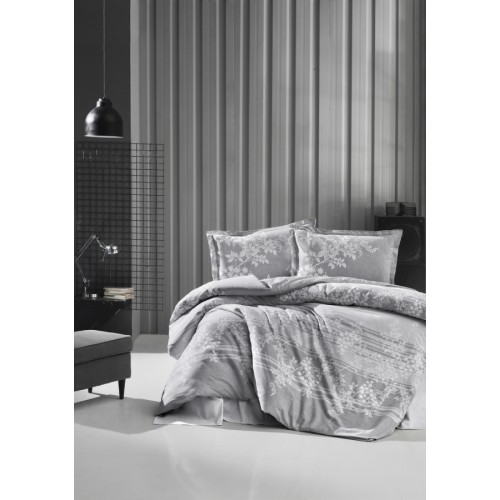 Постельное белье "Карвен" ранфорс 1,5 спальн. Bova Grey