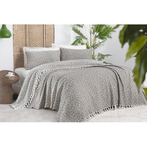 Комплект SAREV CHALKY (покрывало + 2наволочки) евро 3 предмета Y 877 v1bej/бежевый