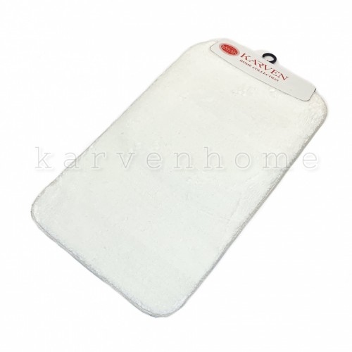 KV 415 Набор ковриков для ванной Карвен POST DOKUMA SACAKLI/мех KV 415 beyaz/белый