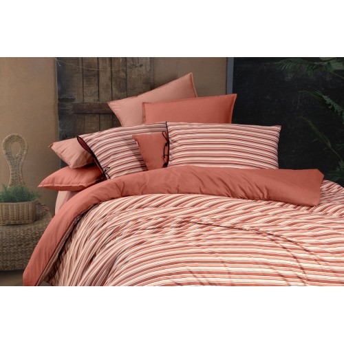 Постельное белье "Sarev" 1,5 спальн.поплин MERIDA FANCY v1 taba