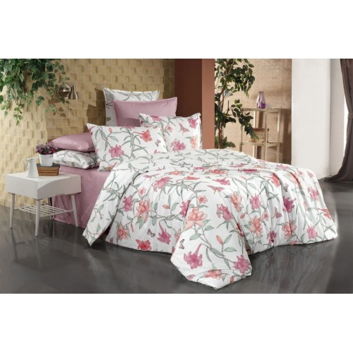 Постельное белье Sarev "LEORA FANCY"модный поплин евро N152