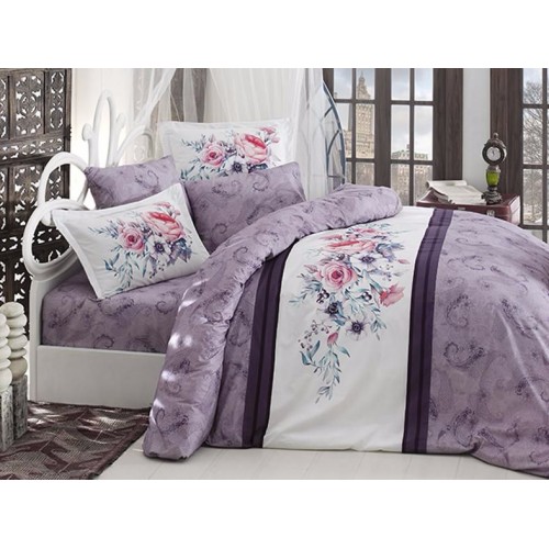 Постельное белье "Карвен" DELUхE ранфорс евро (Valeria) (Акция)