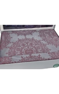 Постельное белье Карвен бамбук евро N065 Tiara бордовый