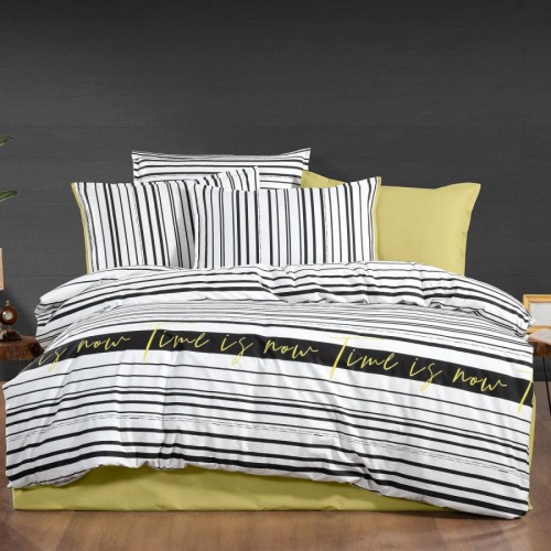 Постельное белье "Sarev Bazaar" ранфорс 1,5 спальн. N376 OTIS v1/Siyah