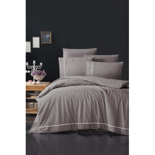 Постельное белье "Карвен" DELUхE ранфорс евро (Alisa Lilac) (Акция)