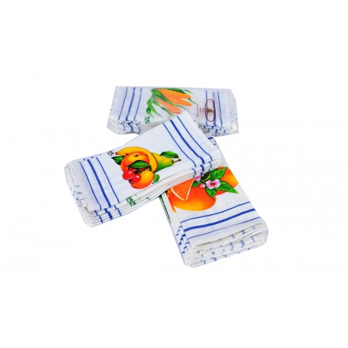 Полотенце кухонное Карвен "TORSON"вафля 50*35 12шт. НМ 518