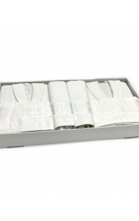 Халат Arliva (муж.+жен.)с полотенцами 50*90(2)/70*140(2) бамбук (6 пр) В 1085 V-3