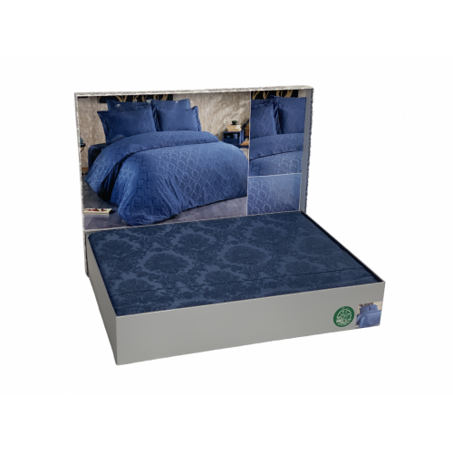 Постельное белье Карвен бамбук евро N065 Monaco индиго (Акция)