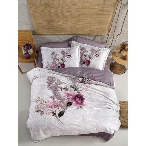 Постельное белье Karven (300 tc) премиум сатин евро N359 DOLCE Berry