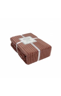 Плед KARVEN Super Soft "DIAS" 160*220 п/э 1.5 спальный Р 941сухая роза (Акция)