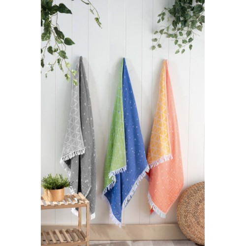 Полотенце Sarev пляжное 90*160 1шт. хлопок Н 1033 FREDA v1/Gri