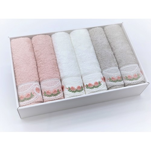 Набор полотенец Карвен " Maribor" бамбук 50*90 6 шт. HS 1504