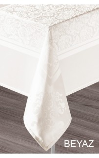 Скатерть Monalife Vip Cotton 160*350 М 724/BEYAZ