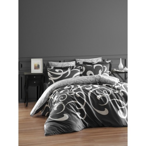 Постельное белье "Карвен" сатин семейный (Ruya Fume)