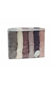 Полотенце Карвен Vip Cotton "BUKET" 70*140 6шт.махра H 3283
