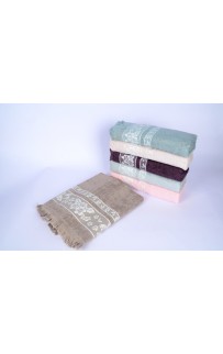 Полотенце Карвен "JASMINE" 50*90 6шт.бамбук Н 4027 (Акция)