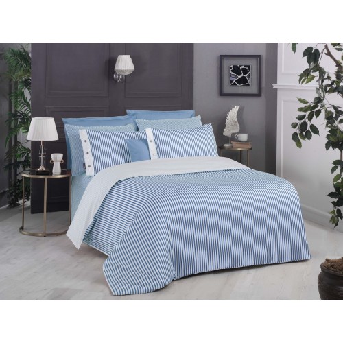 Постельное белье Sarev Сатин евро.N140 TOMMY v3/Mavi