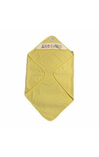 Детское полотенце c уголком Karven "BASKILI KUNDAK" 90*90 махра D 037 sari/желтый (Акция)