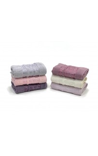 Полотенце Карвен Vip Cotton "BUKET" 70*140 6шт.махра H 3283