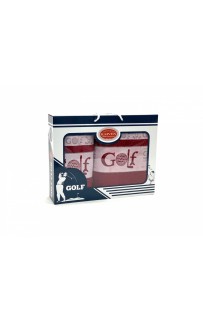 Полотенце в коробке Карвен " Golf" махра 50*90/70*140 HS 1551