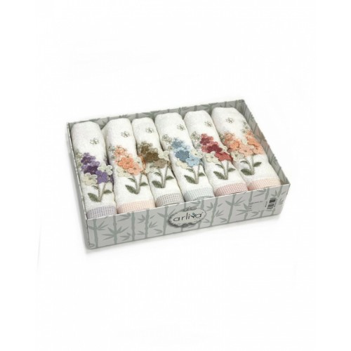 Набор полотенец кухонный Карвен " Lavin " бамбук 30*50 6шт. НМ 711 V-1