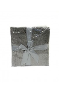 Плед Karven фланель 1,5 спальн. PL 009 PRINT JACQAURD v3/Grey